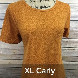 NWT LuLaRoe Carly yellow/gold dress XL
